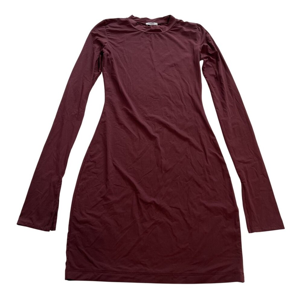 CHAM Mini Dress in Burgundy
